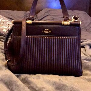 Deep Purple Coach Purse
